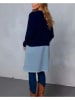 Milan Kiss Cardigan in Dunkelblau/ Hellblau
