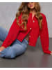 Milan Kiss Cardigan in Rot