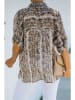 Milan Kiss Blouse bruin/meerkleurig