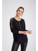 Milan Kiss Bluse in Schwarz
