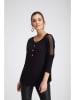 Milan Kiss Bluse in Schwarz