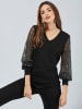 Milan Kiss Bluse in Schwarz
