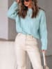 Milan Kiss Pullover in Hellblau