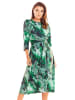 Awama Sukienka w kolorze zielonym ze wzorem