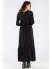 Awama Kleid in Schwarz