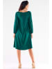 Awama Jurk donkergroen