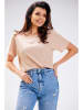 Awama Koszulka w kolorze beżowym
