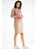 Awama Kleid in Beige