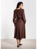 Awama Kleid in Braun