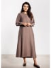 Awama Kleid in Taupe