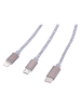 Troika Kabel Lightning w kolorze szarym