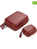 Troika 2er-Set: Organizer-Etuis in Braun
