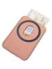 Troika Kartenetui "MagSafe" in Hellbraun - (B)6,5 x (H)9,5 x (T)5 cm
