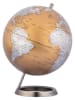 Troika Wereldbol zilverkleurig/goudkleurig - (H)31,5 x Ø 25 cm