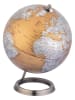 Troika Wereldbol zilverkleurig/goudkleurig - (H)31,5 x Ø 25 cm