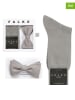 Falke 2tlg. Set: Socken und Fliege in Grau