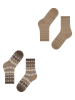 ESPRIT 2er-Set: Socken in Beige