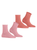 ESPRIT 2er-Set: Socken in Rosa/ Hellbraun