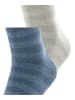 ESPRIT 2er-Set: Socken in Dunkelblau/ Grau