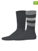 ESPRIT 2er-Set: Socken ''Block'' in Anthrazit