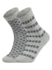 ESPRIT 2er-Set: Socken "Intarsia" in Grau