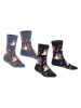 ESPRIT 2er-Set: Socken "Hedgehog" in Schwarz/ Grau