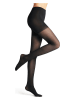Falke Rajstopy "Rib Shaping" w kolorze czarnym - DEN 50