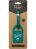 Gentlemen's Hardware Gepäckanhänger "The Outdoor Is Calling" in Türkis - (B)5 x (L)8,6 cm