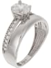 OR ÉCLAT Weißgold-Ring "De Moi à Toi" mit Edelsteinen