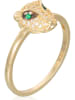 OR ÉCLAT Gold-Ring "Gold Panthère" mit Zirkonias