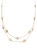 OR ÉCLAT Gold-Halskette "Colored" - (L)43 cm