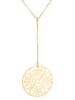 OR ÉCLAT Vergulde zilveren ketting "Rosace pendante" - (L)42 cm