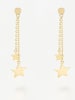 OR ÉCLAT Gold-Ohrstecker "Etoiles Pendantes"