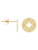 OR ÉCLAT Złote kolczyki-wkrętki "Boussole"