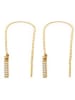 OR ÉCLAT Gold-Ohrhänger "Jolies pendantes" mit Edelsteinen