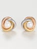 OR ÉCLAT Weißgold-/ Gold-/ Roségold-Ohrstecker "April" mit Perlen