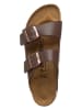 Birkenstock Slippers "Arizona" bruin - wijdte S