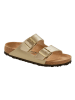 Birkenstock Pantoletten "Arizona" in Gold - Weite S