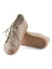Birkenstock Leder-Sneakers "Bend Low Decon" in Beige