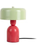 Leitmotiv Lampa stołowa "Funky" w kolorze zielono-czerwonym - wys. 24 x Ø 19 cm