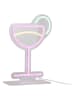 Leitmotiv LED-Dekoleuchte "Cocktail" in Bunt - (B)21 x (H)30 cm