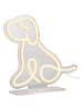Leitmotiv LED-Dekoleuchte "Sitting Dog" in Gelb - (B)27,8 x (H)30 cm
