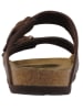 Birkenstock Skórzane klapki "Arizona" w kolorze brązowym