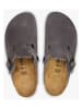 Birkenstock Leren clogs "Boston Leve" grijs