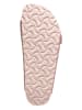 Birkenstock Leren slippers "Arizona" lichtroze - wijdte S