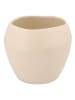 daan kromhout Blumentopf "Amarah" in Creme - (H)18 x Ø 15,5 cm