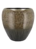 daan kromhout Doniczka "Jade" w kolorze khaki - wys. 14 x Ø 13 cm