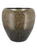 daan kromhout Doniczka "Jade" w kolorze khaki - wys. 18 x Ø 16 cm