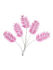daan kromhout Decotak "Palm Leaf" fuchsia/bruin - (H)125 cm