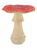 daan kromhout Deco-object "Mushroom" rood/wit/crème - (H)21 x Ø 19 cm